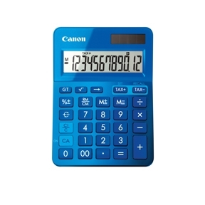 Calculadora de bolsillo mini Canon LS-100K-MBL, color azul.