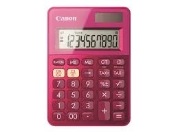 Canon LS-100K-MPK mini calculadora de bolsillo rosa