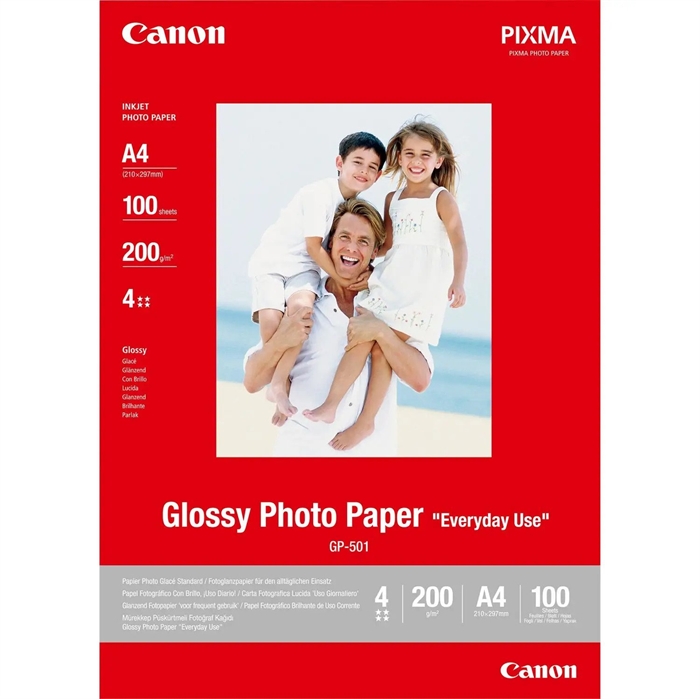 Canon GP-501 Glossy Photo 200g/m² - A4, 100 hojas 