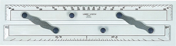 Linex línea paralela lineal A1715M 38cm transparente