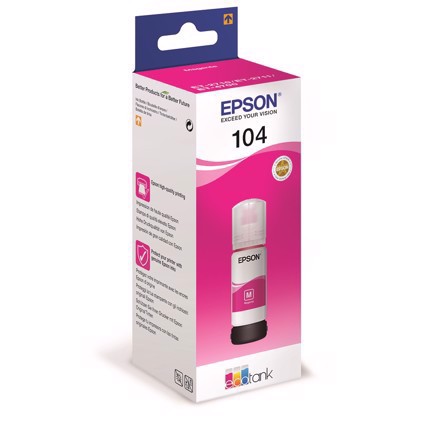 Epson T104 Magenta EcoTank botella de tinta