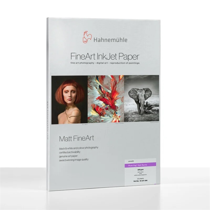 Hahnemühle Photo Rag Matt Baryta 308 g/m² - A2, 25 arca 
