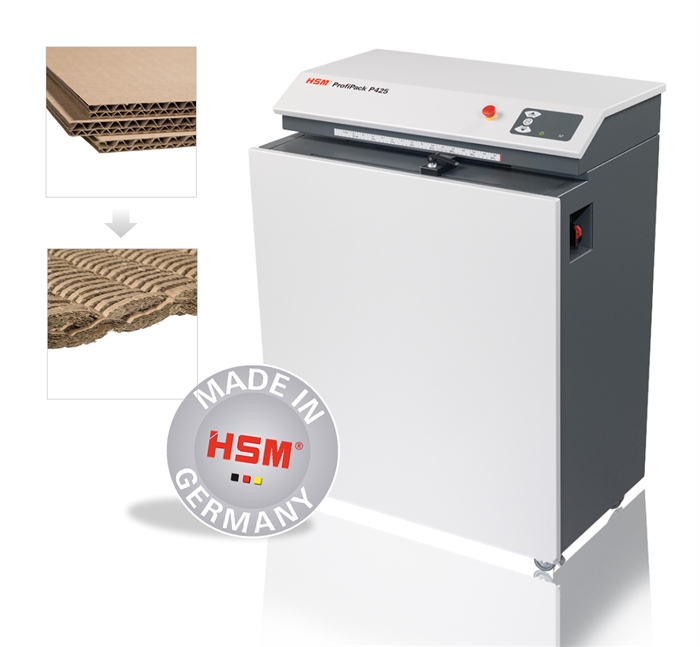 HSM ProfiPack trituradora de papel P425 modelo de suelo 400V