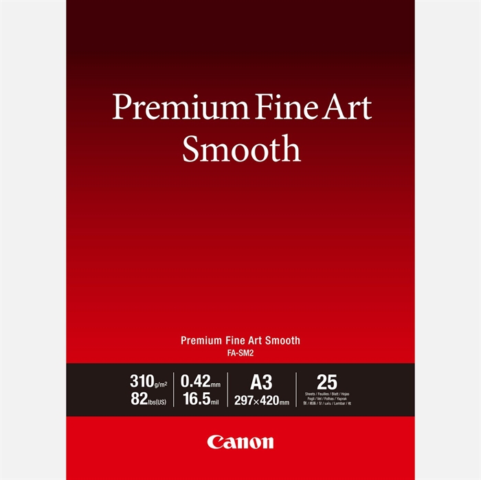 Canon FA-SM2 FineArt Premium Smooth - A3, 25 hojas 