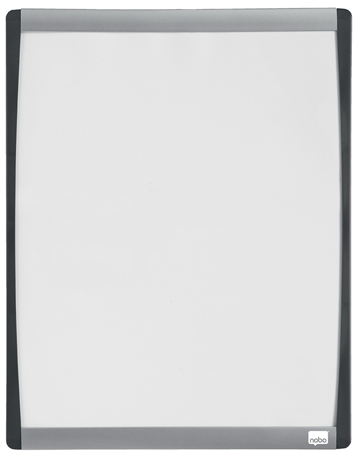 Nobo WB pizarra con marco curvado blancos 33,5x28cm