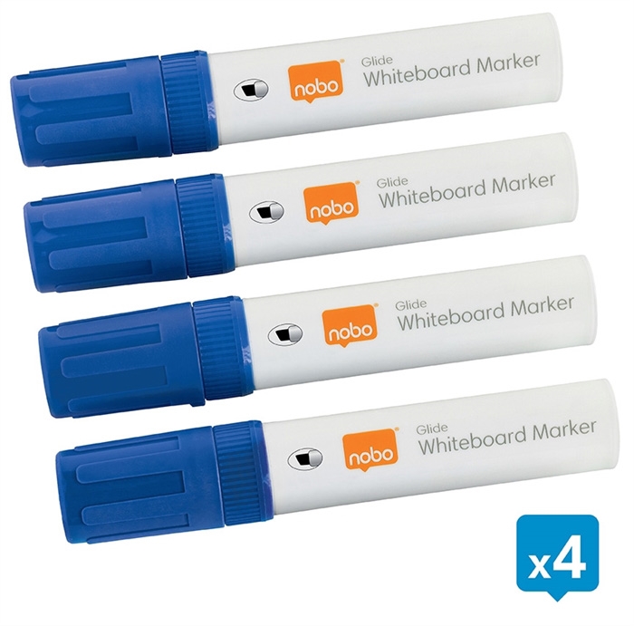 Nobo WB Marker Glide Jumbo inclinado 10mm azul (4)