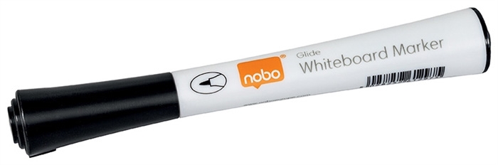 Nobo WB Marcador Glide punta fina 1mm negro (4 unidades)