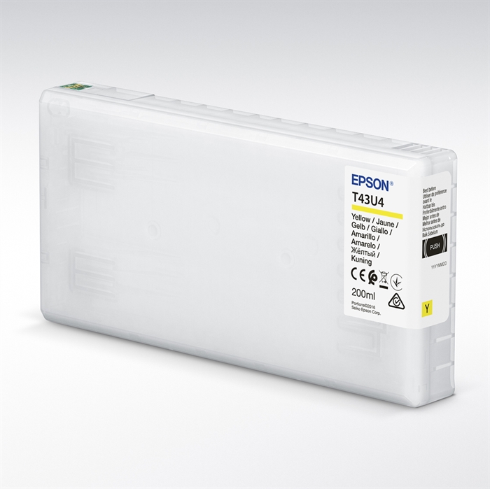 Epson T43U Amarillo 200 ml cartucho de tinta para SureLab SL-D800.