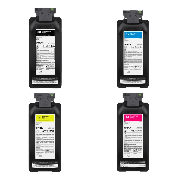 Juego completo de tinta para Epson ColorWorks C8000 (Brillante)