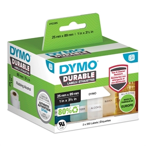 Dymo LabelWriter Etiquetas duraderas 25 x 89 mm. Rollo de 700 etiquetas. stk.
