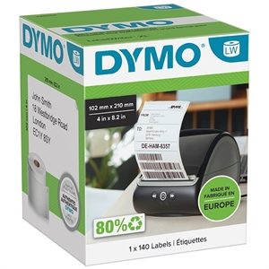 Dymo LabelWriter 102 mm x 210 mm etiquetas DHL 1 rollo de 140 etiquetas.
