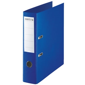 Esselte Carpeta archivadora con espinas de metal PP A4 75mm azul