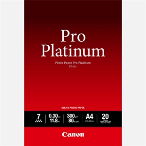 Canon Photo Paper Pro Platinum 300g/m² - A4, 20 arca 