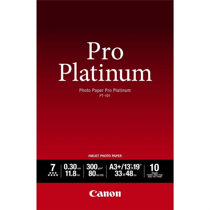 Canon Photo Paper Pro Platinum 300g/m² - A3+, 10 arca 