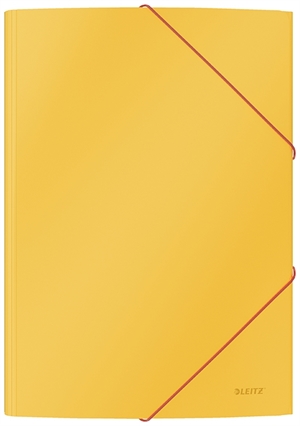 Leitz 3-klap elastikmappe Cosy karton A4 amarillo