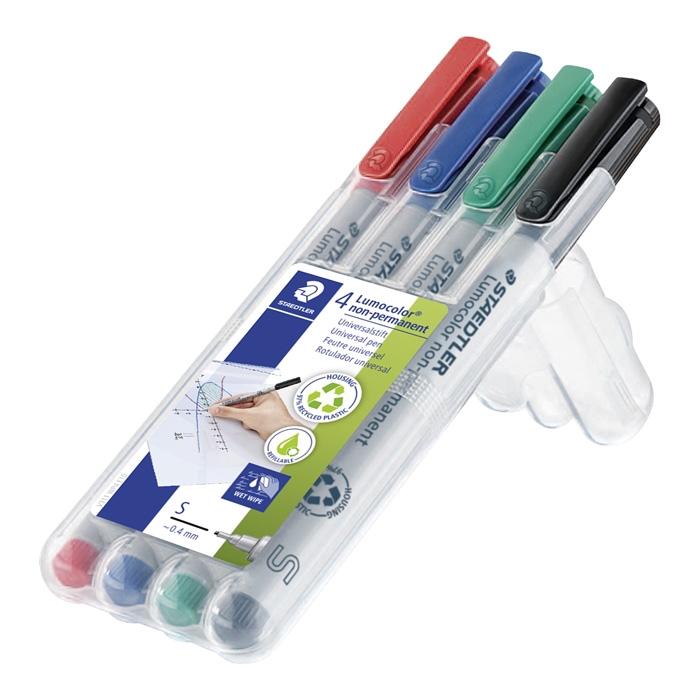 Staedtler Marker Lumocolor Non-P 0.4mm assortment (4)