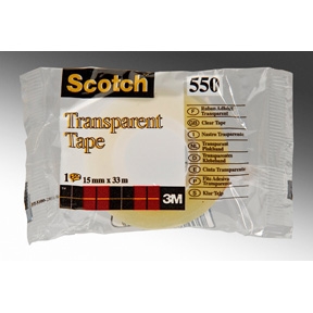 3M Cinta Scotch 550 15mmx66m transparente