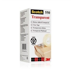 3M Cinta Scotch 550 19mmx33m transparente