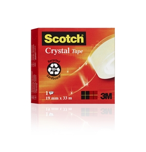Cinta 3M Scotch Crystal 19mmx33m