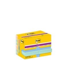 3M Notas adhesivas Post-it super adhesivas Soulful 47,6 x 47,6 mm - 90 hojas - paquete de 12