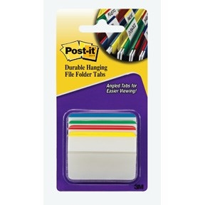 3M Post-it Indexfaner 50,8 x 38,1 Strong "knæk" ass. farver - 4 pack3M Post-it Índice de pestañas 50,8 x 38,1 Strong "knæk" variedad de colores - paquete de 4