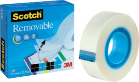 Cinta 3M Scotch Magic removible 19mmx33m