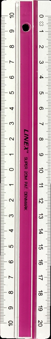 Linex superlineal 20 cm S20MM rosa