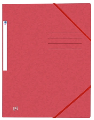 Oxford File+ Carpeta de archivado A4, Rojo oscuro