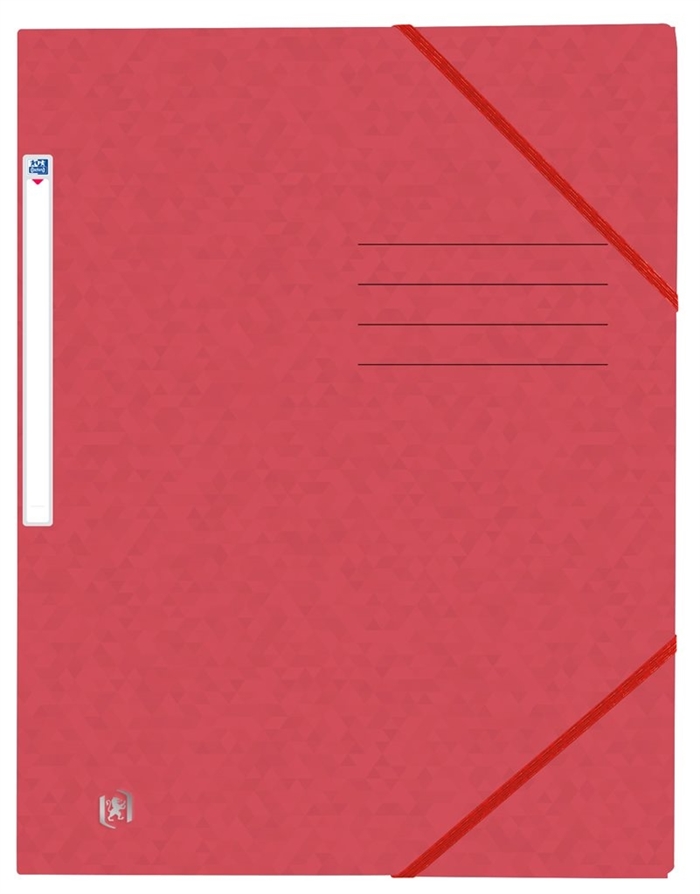 Oxford File+ Carpeta de archivado A4, Rojo oscuro