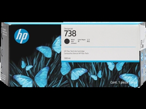 HP 738 300-ml Black DesignJet cartucho de tinta
