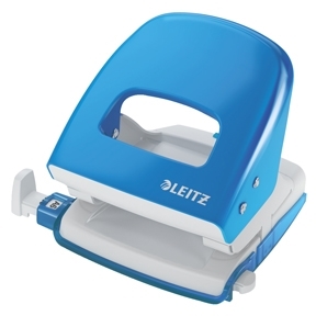 Leitz Hulapparat 5008 de 2 orificios de 30 hojas en color azul claro