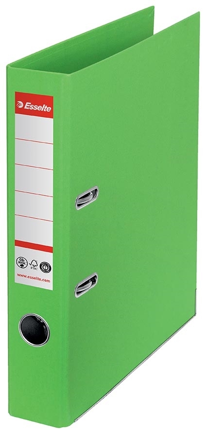 Esselte Carpeta archivadora No1 POB CO²-comp A4 50mm verde