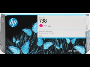 HP 738 300-ml Magenta DesignJet cartucho de tinta