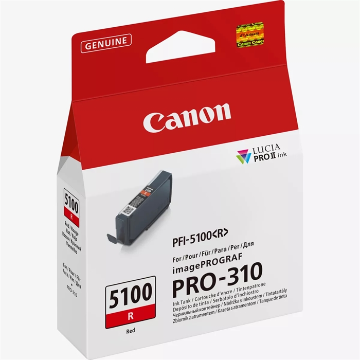 Canon Red PFI-5100R - 14,4 ml cartucho de tinta