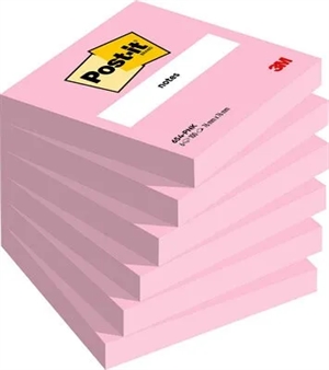 3M Notas Post-it 76 x 76 mm, rosa