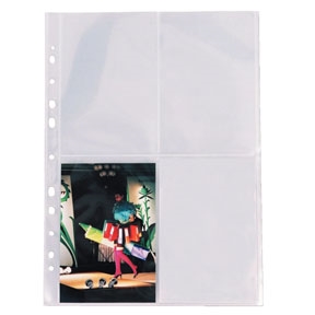 Esselte Photopocket 80my PP transparente cristal 10x15 A4 (10)