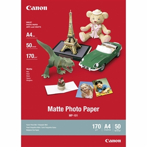 Canon MP-101 Matte Photo 170g/m² - A4, 50 arca 