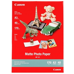 Canon MP-101 Matte Photo 170g/m² - A3, 40 hojas 