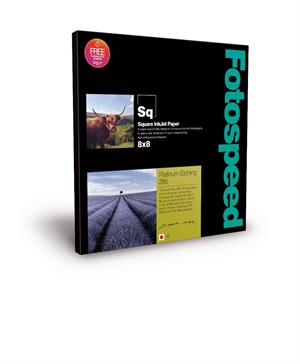 Fotospeed Platinum Etching 285 g/m² - 8x8" , 25 hojas 