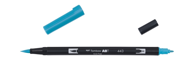 Tombow Marker ABT Dual Brush 443 turquoise