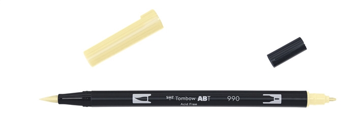 Tombow Marker ABT Dual Brush 990 light sand