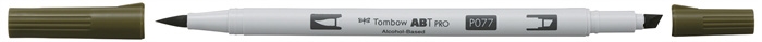 Tombow Marker alcohol ABT PRO Dual Brush 077 antique bronze