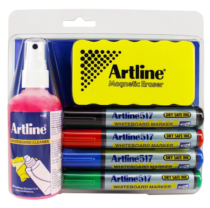 Artline Set de limpieza/escritura para pizarra