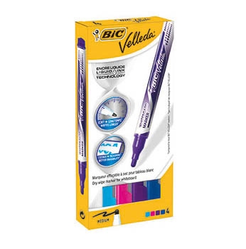 Bic Whiteb.ma.Velleda Fashion 4/et