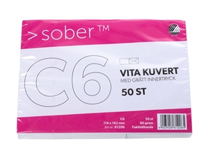 Mayer Sobres blancos C6 FH 80g (50)