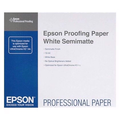 Epson Proofing Paper White Semimatte A3+ - 100 arca 