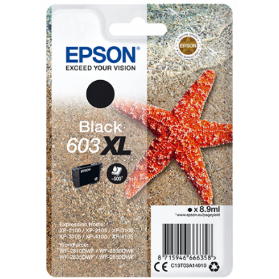 Epson T03U Black 603XL Cartucho de Tinta