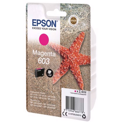 Epson T03U Magenta 603 Cartucho de Tinta