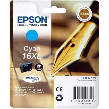 Epson T1632 Cyan Cartucho de Tinta XL