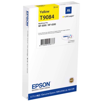 Espon WorkForce Yellow cartucho de tinta XL - Epson T9084